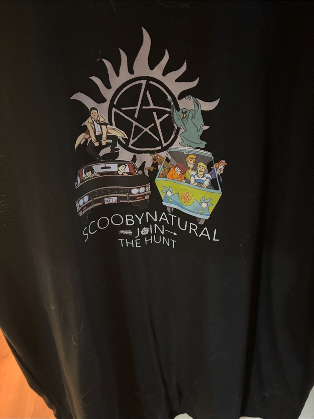 Scoobynatural Black Graphic Tee - Scooby Doo x Supernatural